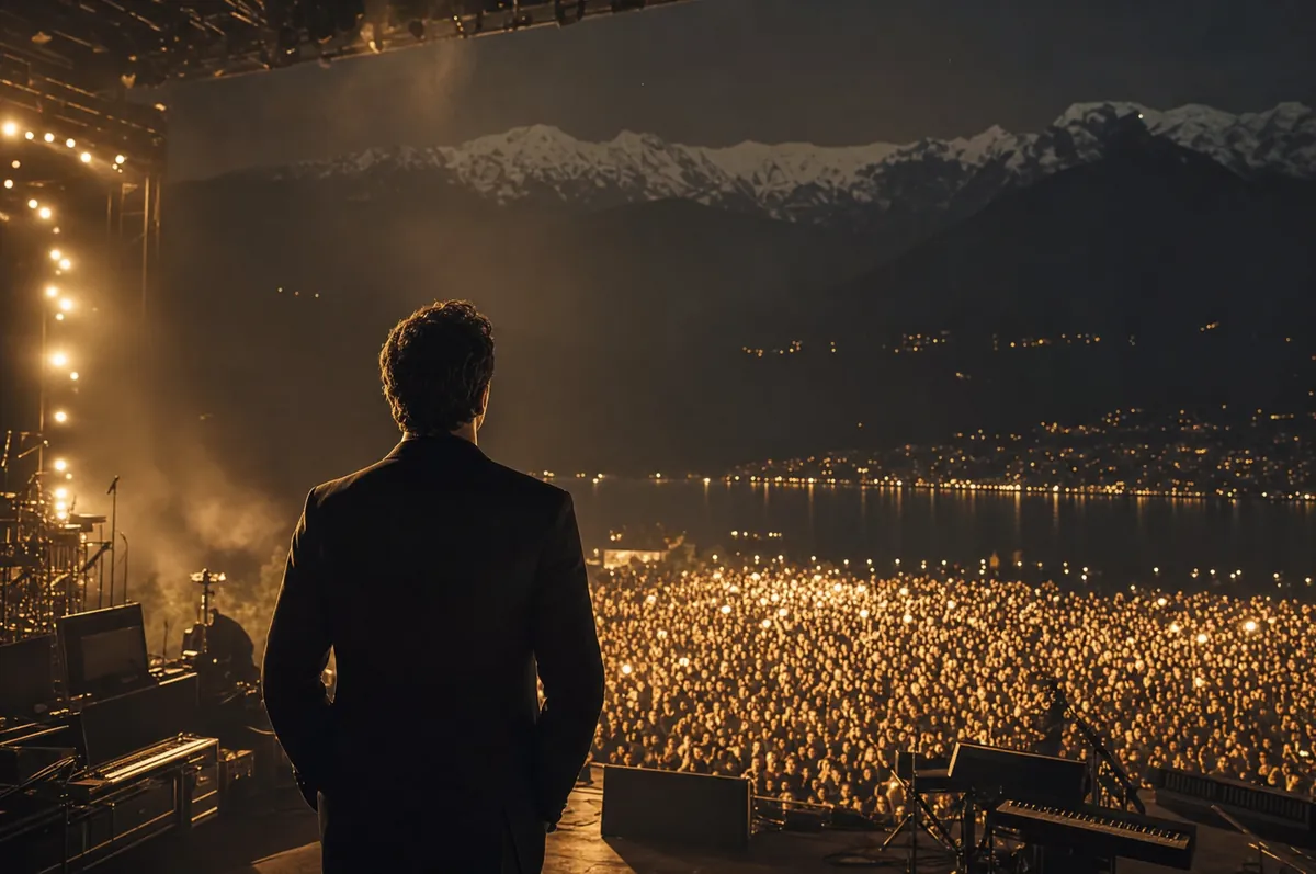 Concert stage at the festival